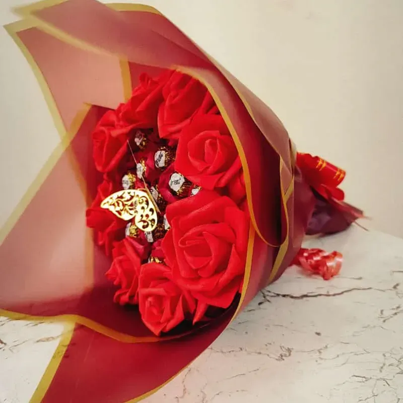 Mini Luxury Bouquet Rojo