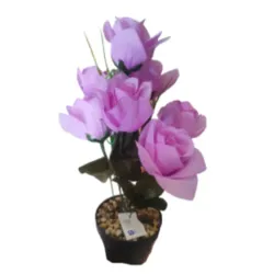Ramo de Rosas con Bucaro Morado