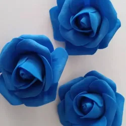 Rosa Foami Azul Rey