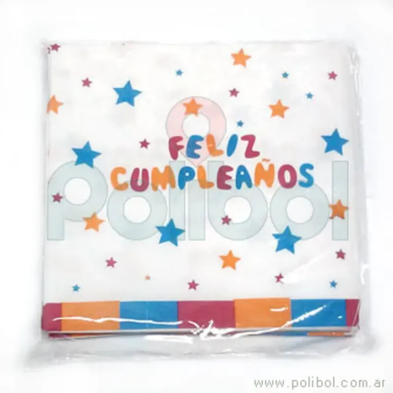 Servilletas Estampado Feliz Cumpleaños