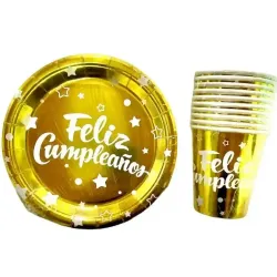 Vajilla Desechable Decorada 