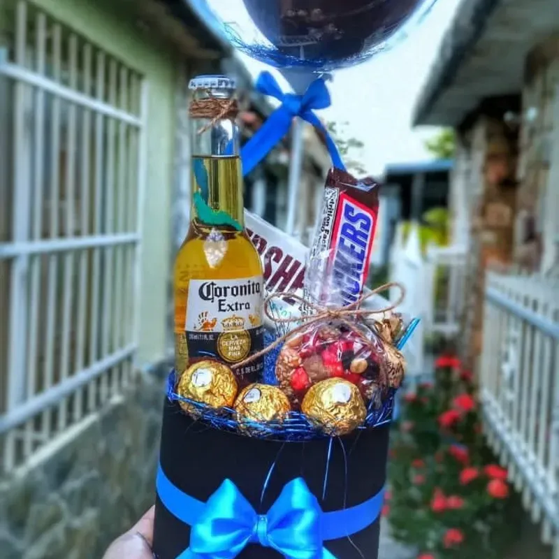Caja rellena para papa