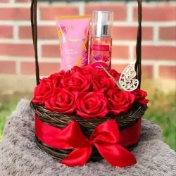 🎀🌹Cesta Rellena 🌹🎀