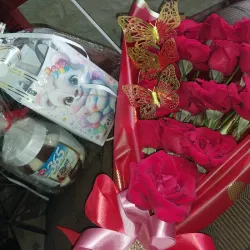 Combo de rosas naturales 