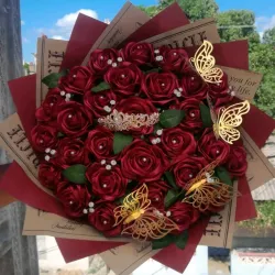 🥰Ramo Buchon de rosas eternas