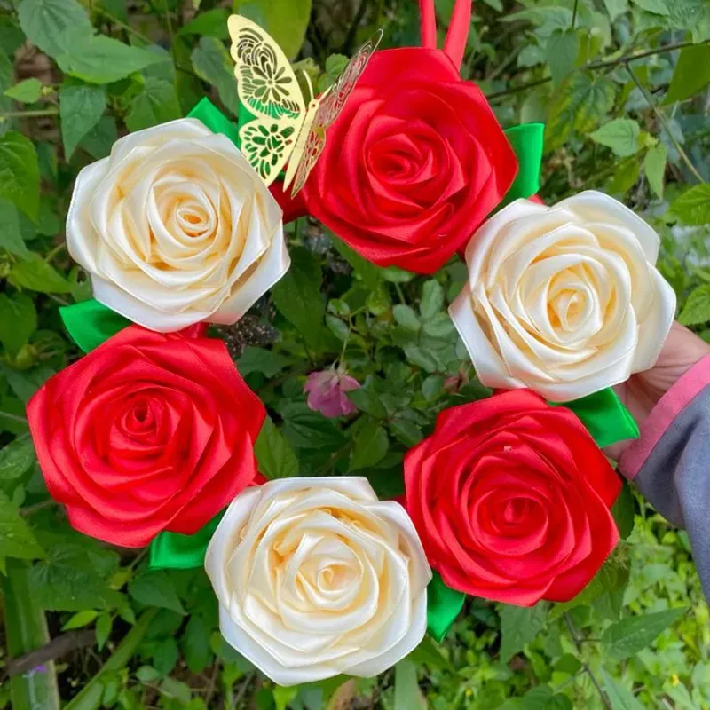 💐Mini Corona de Rosas eternas 