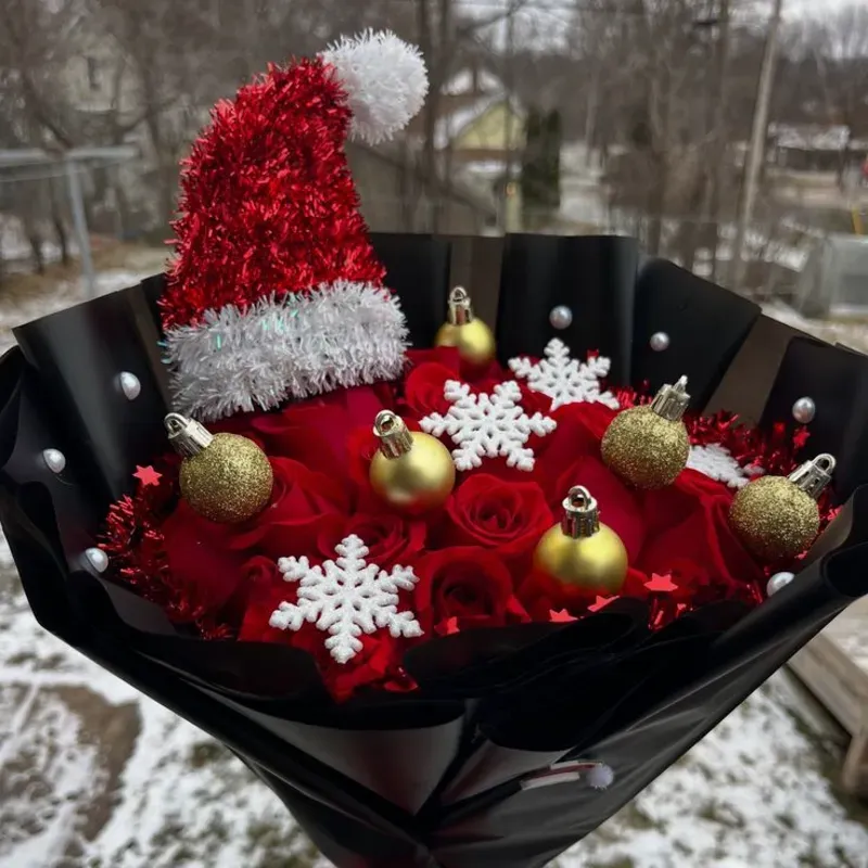 🌹☃️Rosas eternas de Navidad 🎅❄️