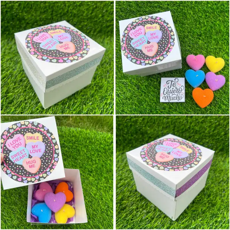 Caja corazones 🧡💛💙💜💗