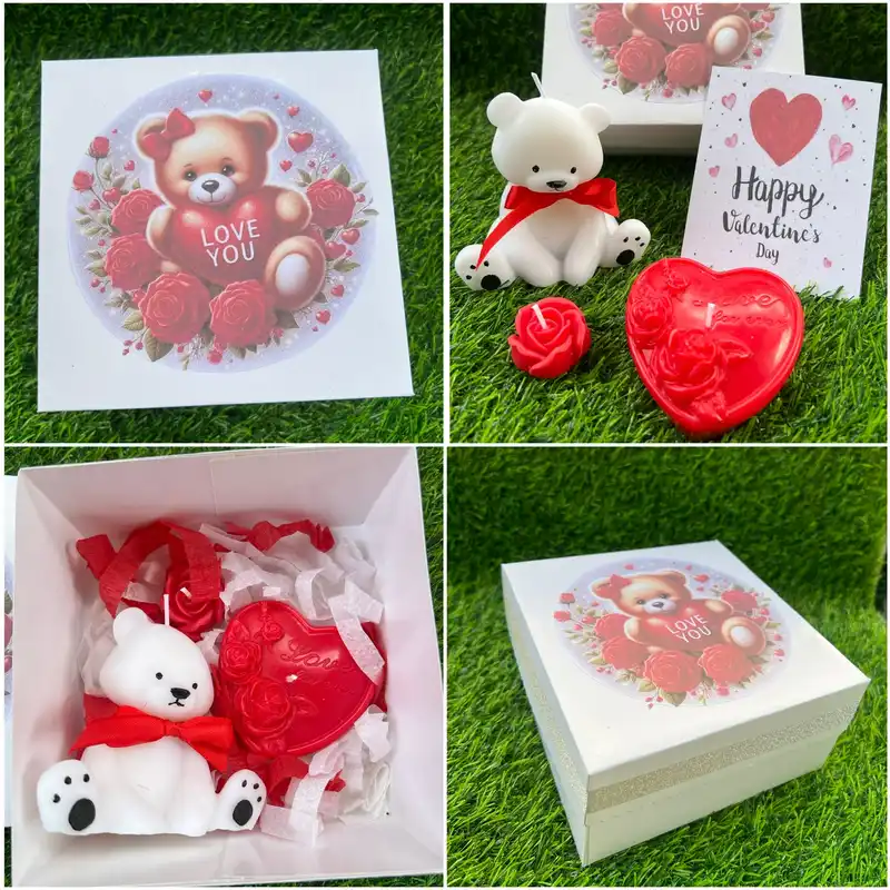 Caja XL Oso Love you