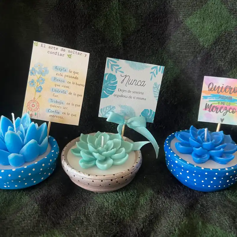 Macetas con frases positivas 3 🩵💙