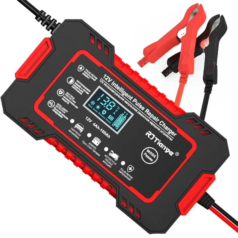 Cargador de bateria inteligente 24v y 12v-20ha