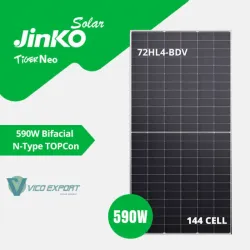 Panel Solar Jinko 590w bifacial