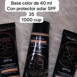 Base color con protector solar SPF 35