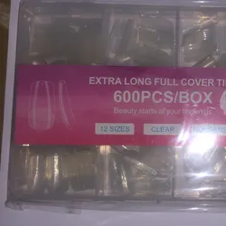 Caja de uñas soft gel cuadrada