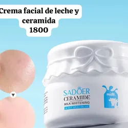 Crema facial de leche