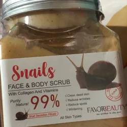 Exfoliantes de baba de caracol