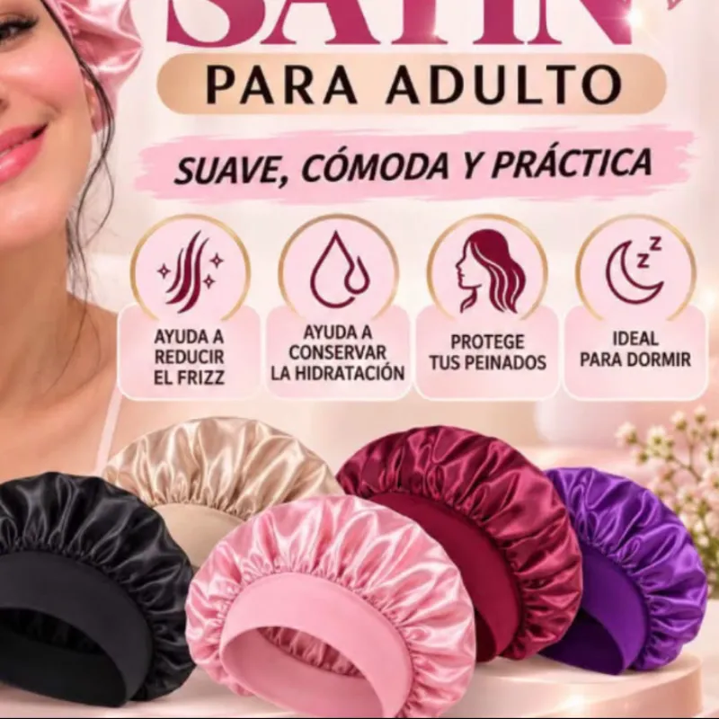 Gorros de satin