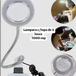 Lámpara con lupa
