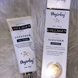 Limpiador facial de colágeno