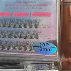 Pestañas de grupo 10P 10 mm