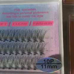 Pestañas de grupo 10P 11mm