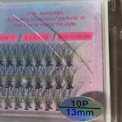 Pestañas de grupo 10P 13mm