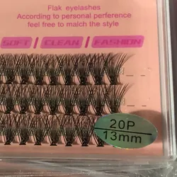 Pestañas de grupo 20P 13mm