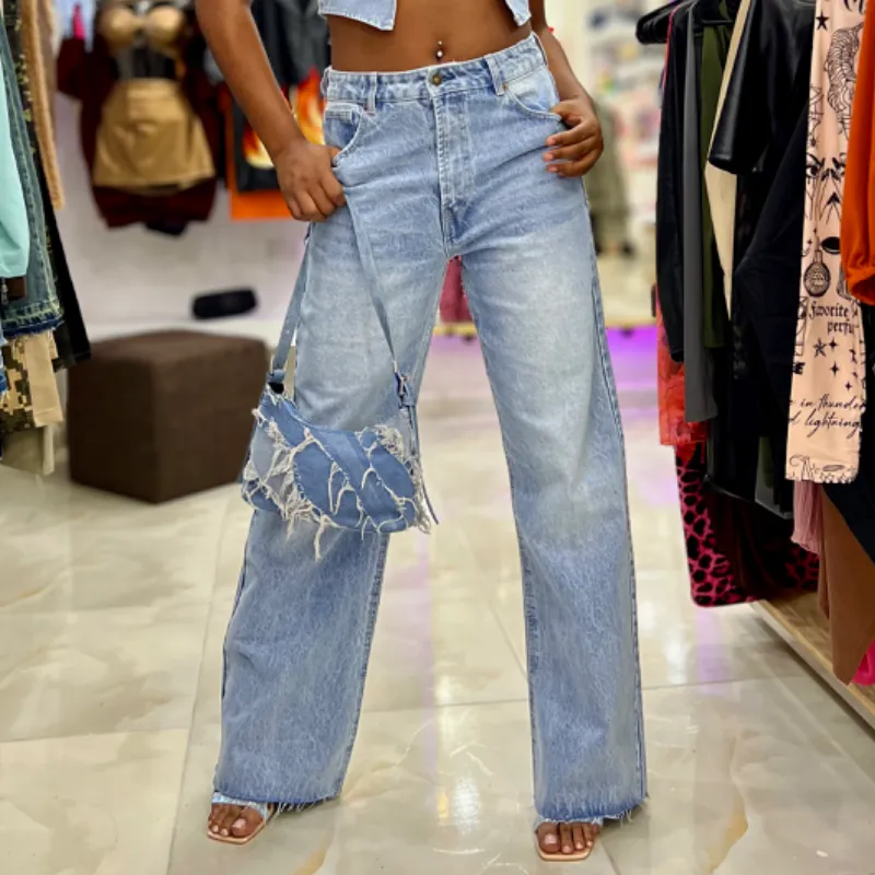 Jean Wide Leg Mezclilla (Talla S-M)