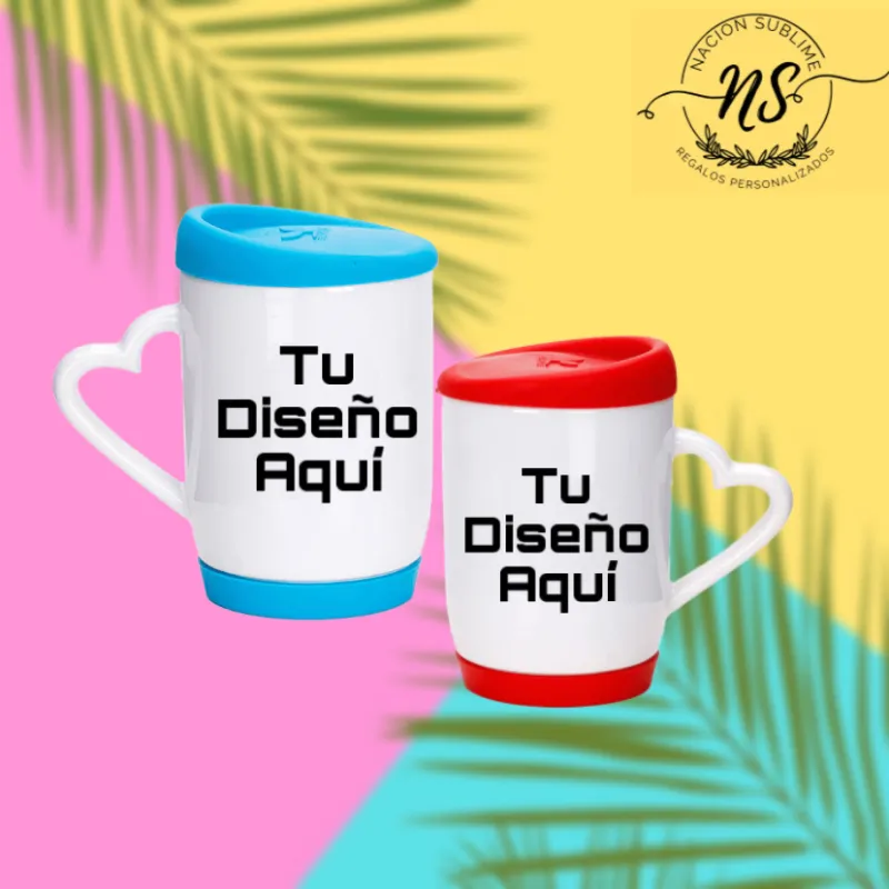 Taza con Asa Corazón 