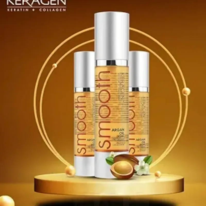 Aceite de Argán Smot Keragen – Nutrición y Brillo Capilar 1.7oz