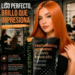 ✨ Alisado Brasileño con Keratina – Tratamiento 3.5oz Profesional