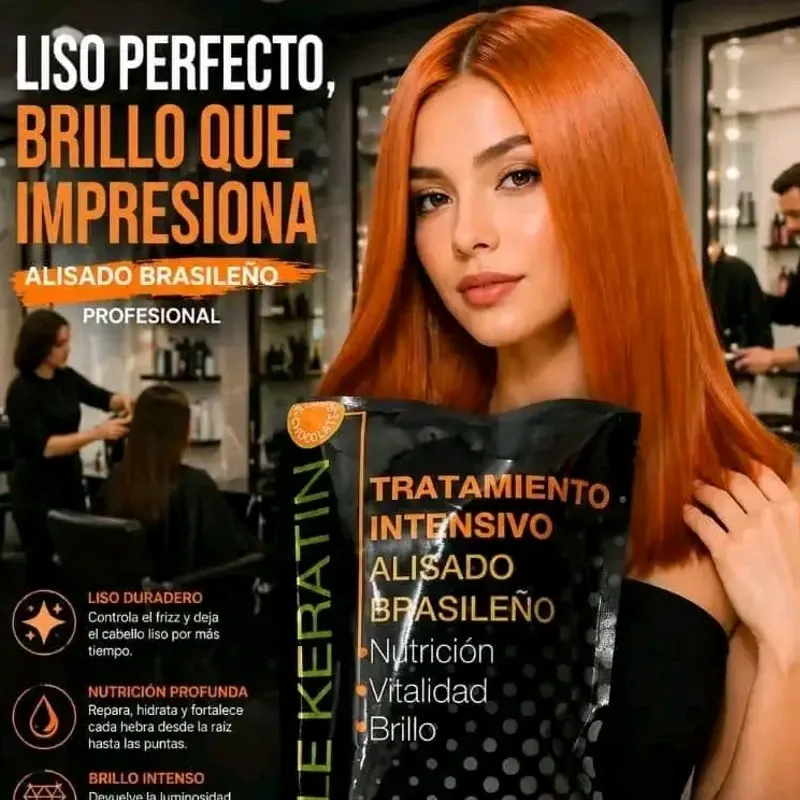 ✨ Alisado Brasileño con Keratina – Tratamiento 3.5oz Profesional
