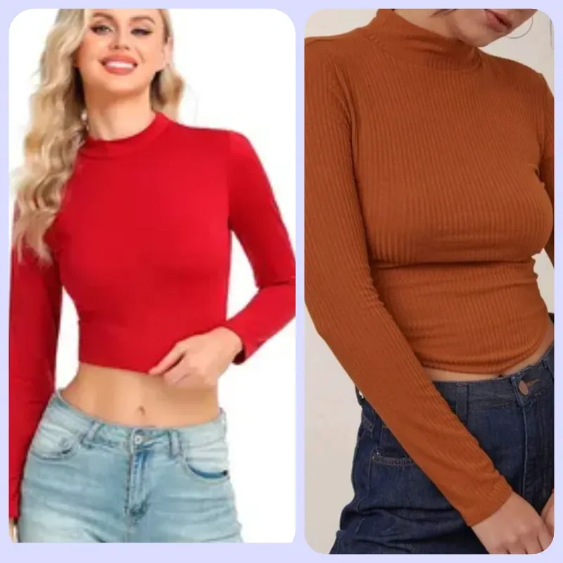 Blusas Cuello Tortuga