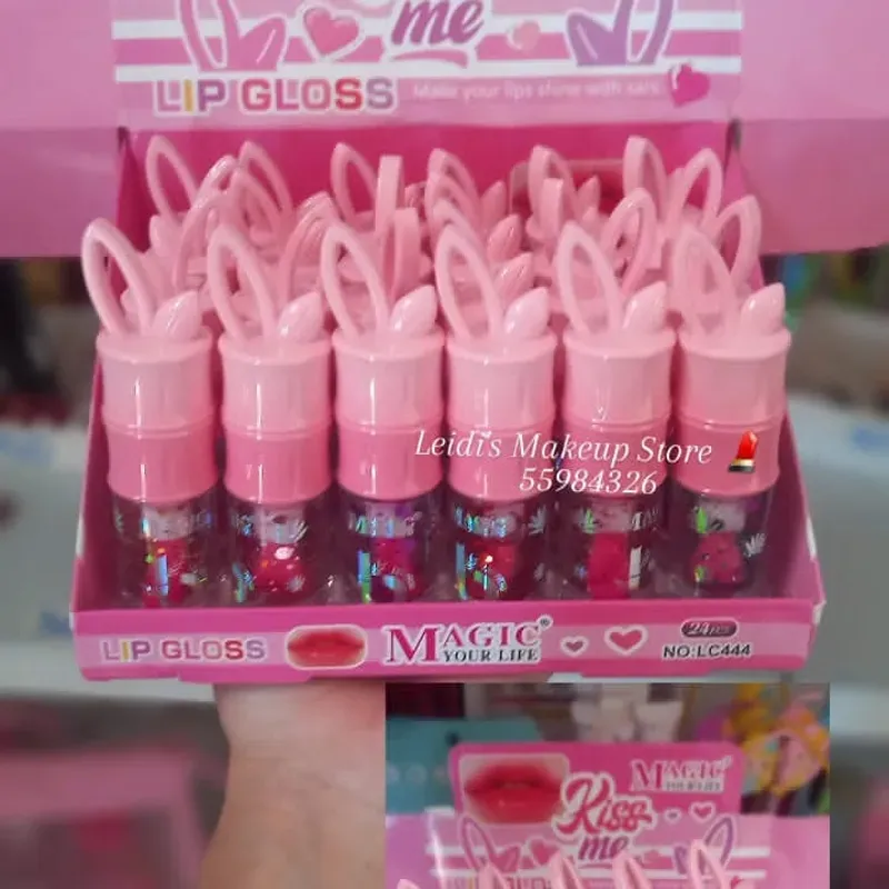 🌹 Brillos Mágicos con Glitter para Labios