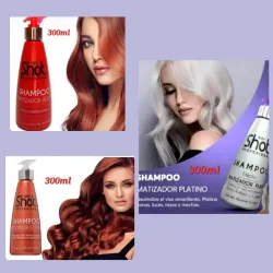 Champú Matizador Shot – Plata, Rojo y Cobrizo