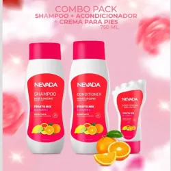 Kit Nevada: Champú + Acondicionador + Crema para Pies