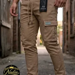 Pantalones de puño para hombre 