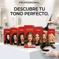 Tintes Nevada con sus accesorios para la aplicación
