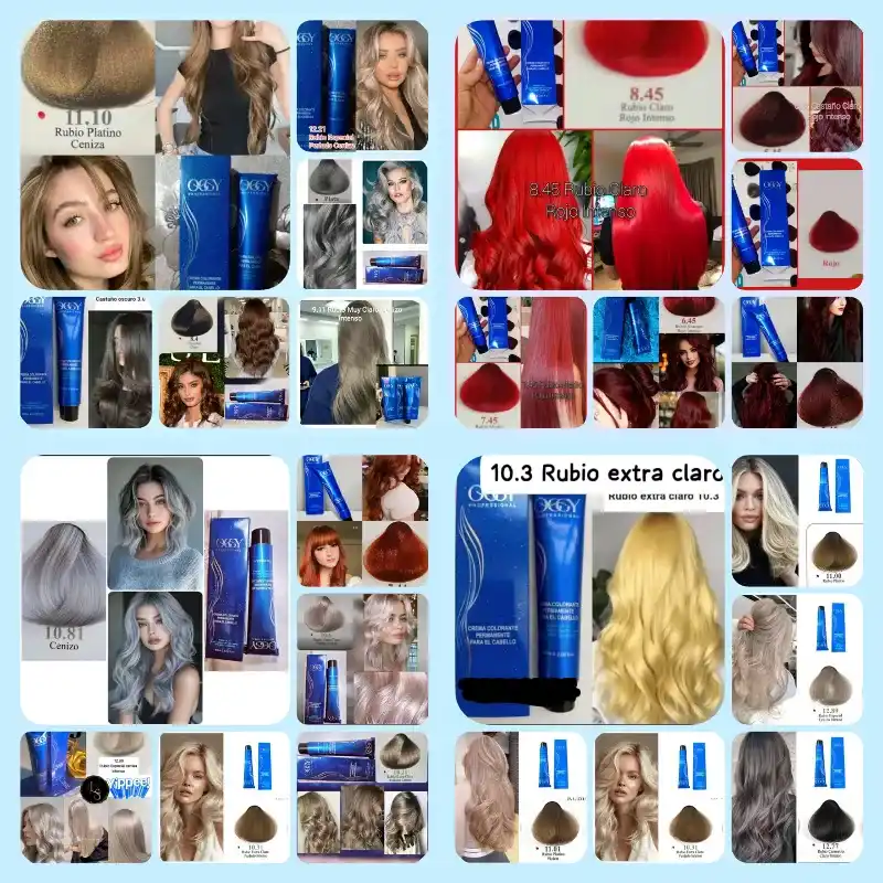 馃尮 Tintes Oggy 2oz rinde 6 al.agregar per贸xido