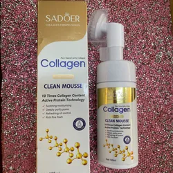 Limpiador facial hidratante sadoer con colágeno antienvejecimiento, 100g 