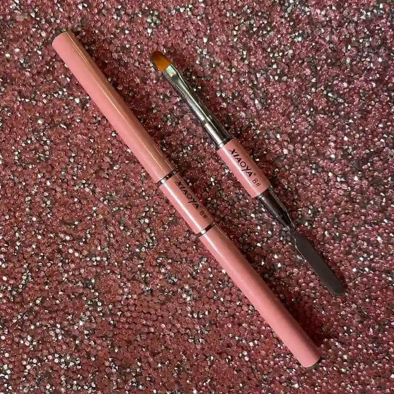 Pinceles para aplicar poligel o builder gel #8 Xiaoya 
