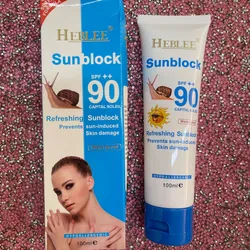 Proctetor Solar Heblee con Baba de Caracol SPF 90 Watterprof