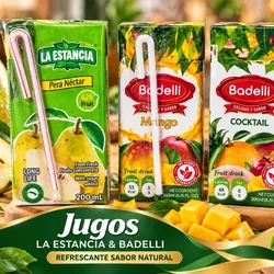 Jugos de diferentes sabores