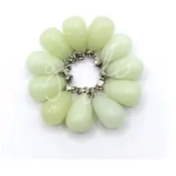 Gota verde claro fluorescente 