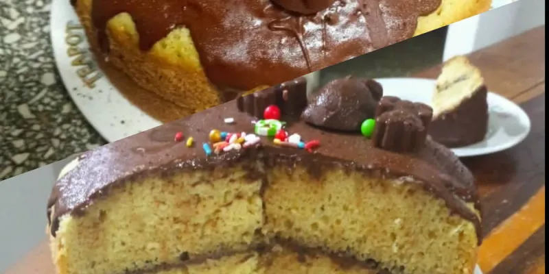 Panetela cubierta de chocolate 