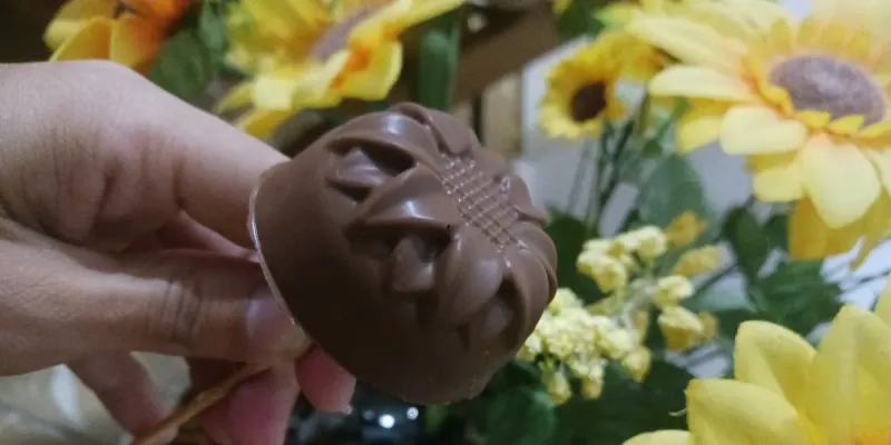 Panquecito cubierto de chocolate 🍫 😋 