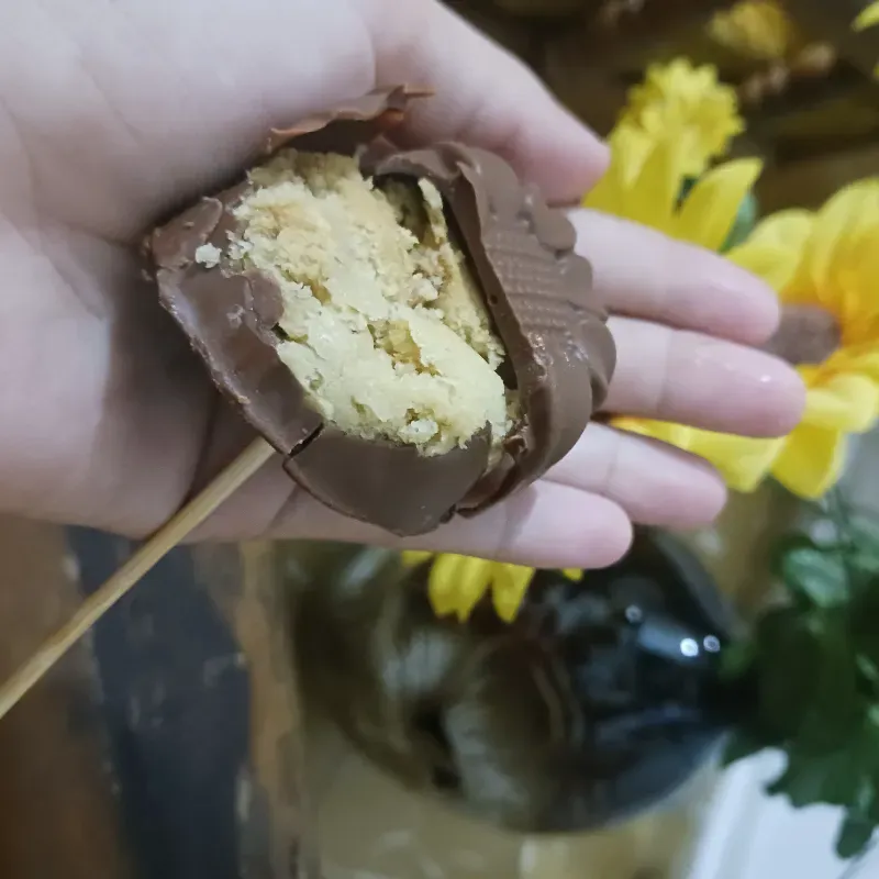 Panquecito cubierto de chocolate 🍫 😋 