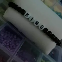 Pulsera perlas negras