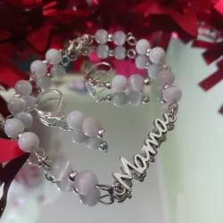 Pulsera y Aretes