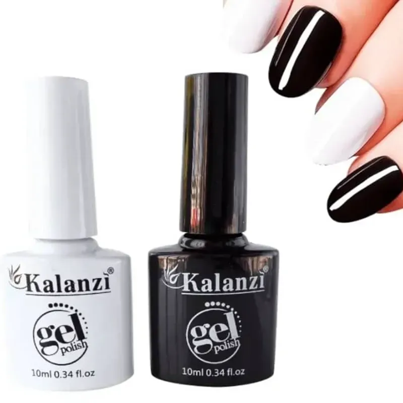 Esmalte de gel 10ml Blanco y Negro